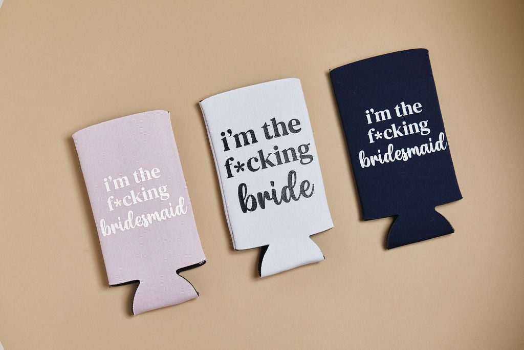 I'm the F*cking Bride Can Coolers