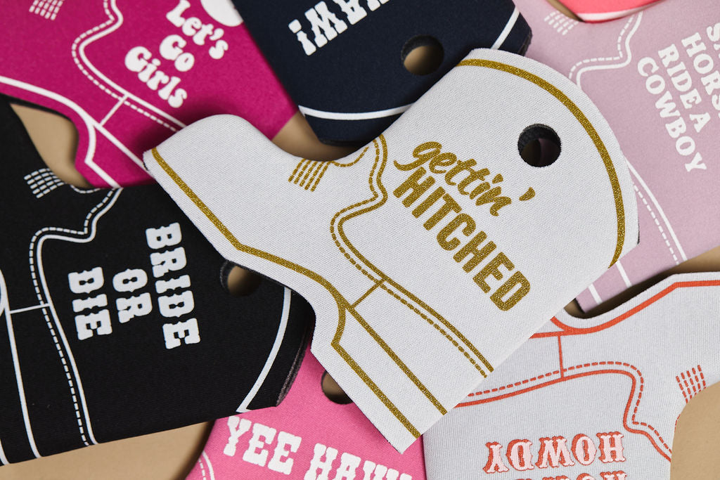 Cowboy Boot Can Coolers - Mix and Match