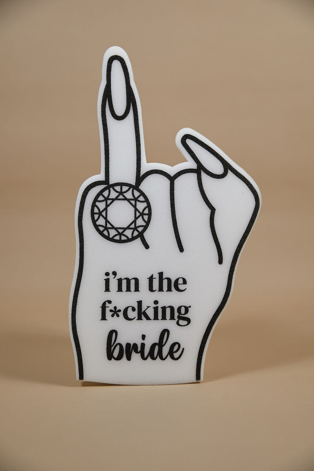 We're Engaged Foam Hands