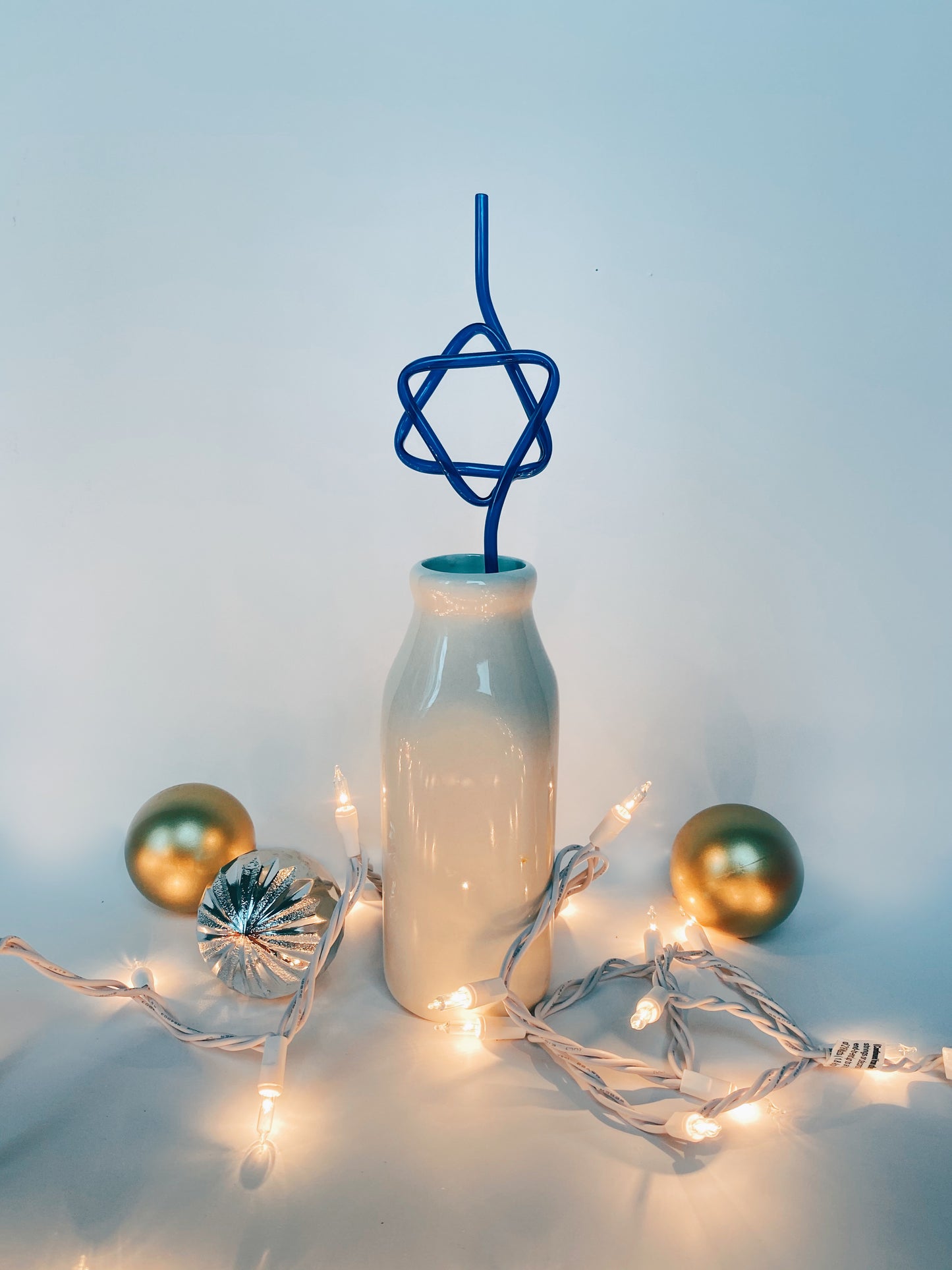 Jewish Star Silly Straws