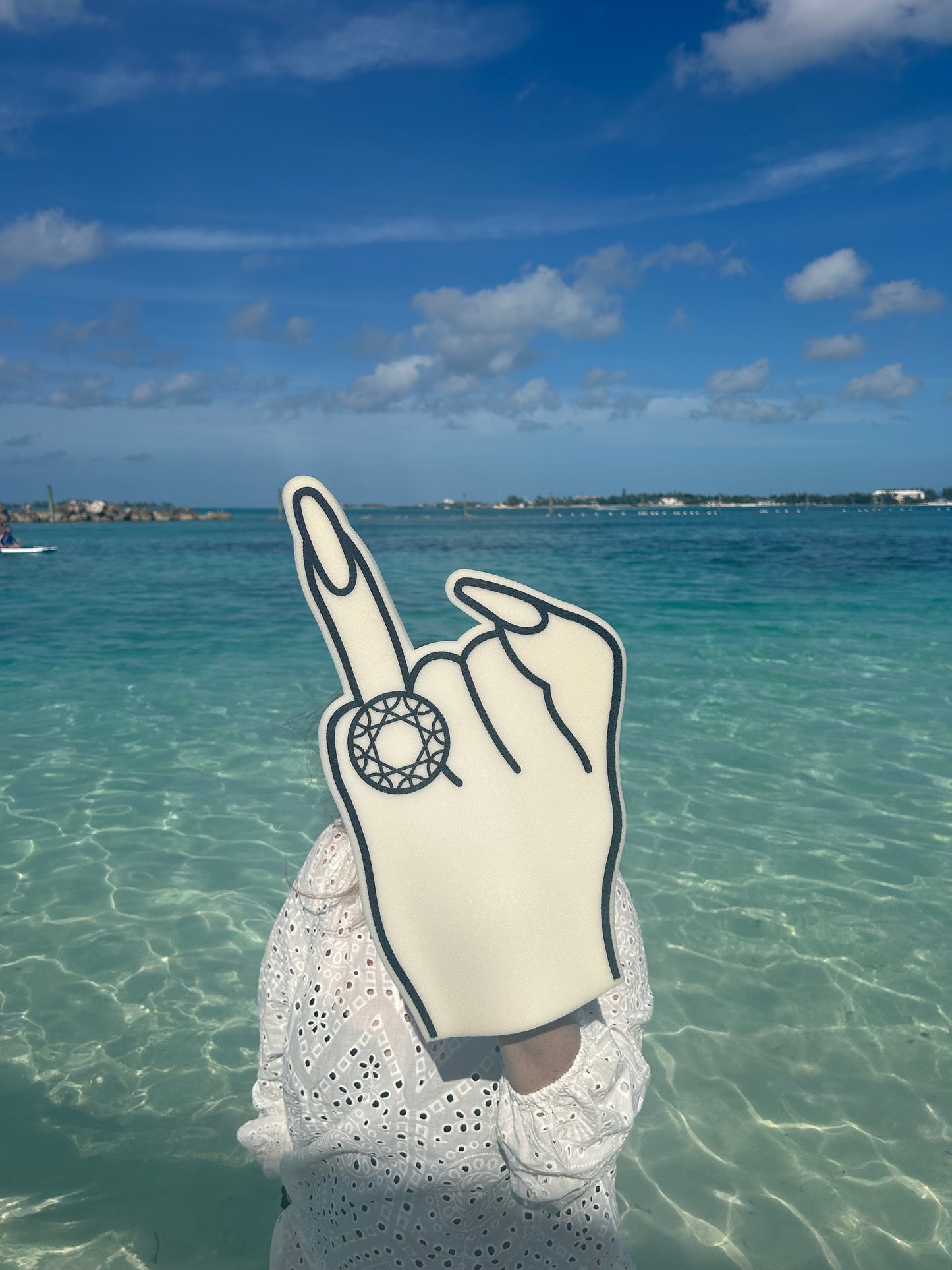 XL Engaged Foam Ring Finger