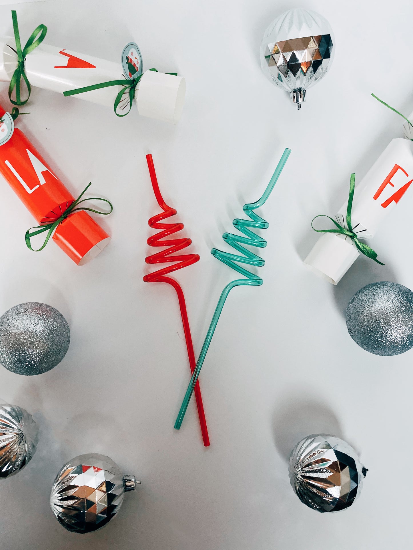 Christmas Tree Silly Straws