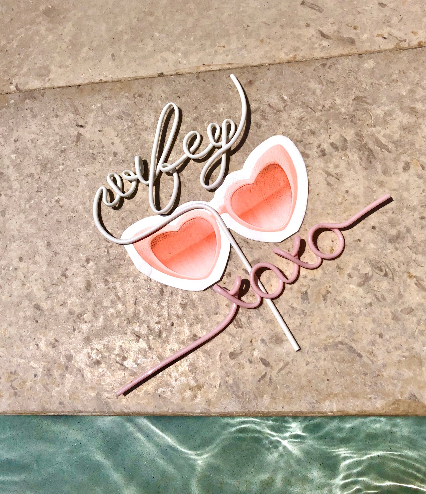 Heart Sunglasses Cocktail Napkins