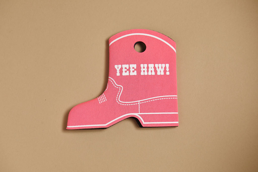 YEE HAW! Cowboy Boot Can Cooler