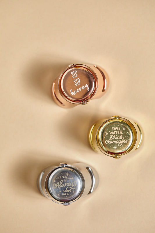 Engraved Champagne Bottle Stoppers