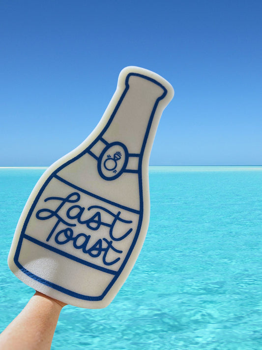 Last Toast XL Champagne Foam Hand